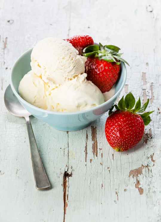 Glace aux meringues