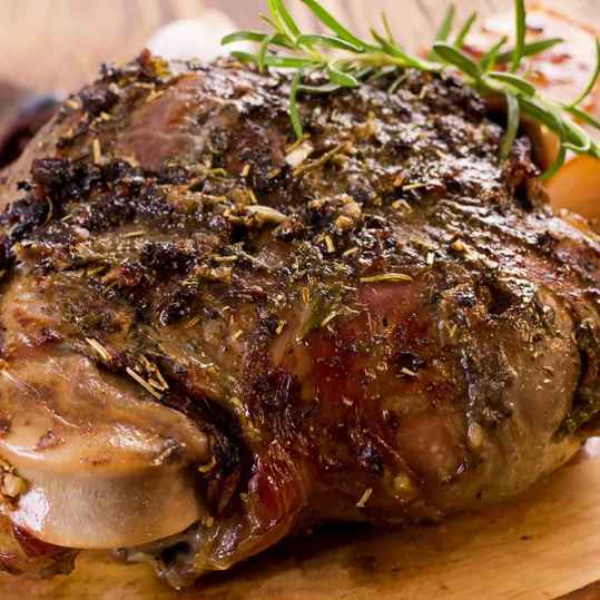 Gigot d'agneau en papillote