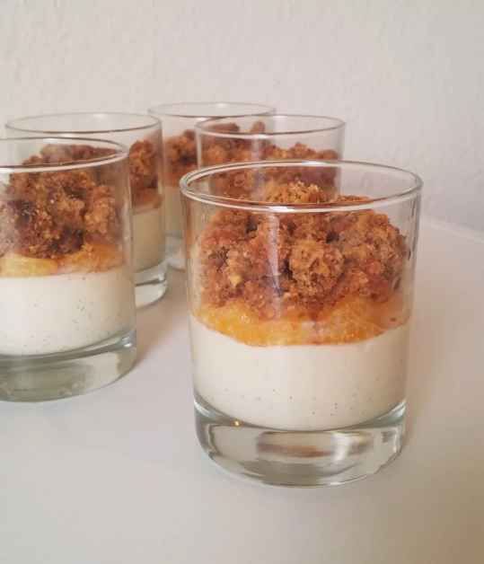Panna cotta gourmande aux clémentines