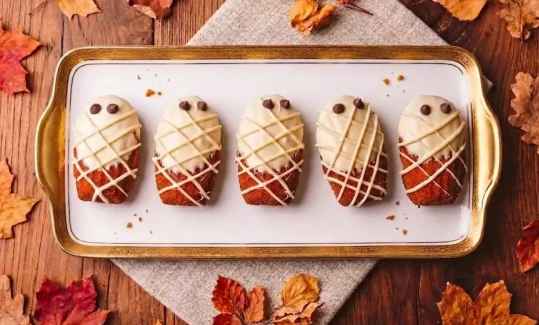 Madeleines fantômes d’Halloween, faciles et amusantes