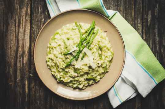 Risotto aux asperges fraîches au Cooking Chef