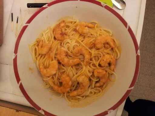 Gambas et son jus