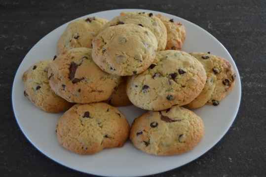Cookies pépites de chocolat et nutella