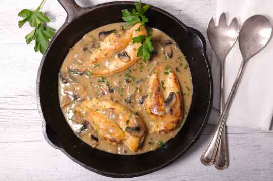 Escalopes à la moutarde