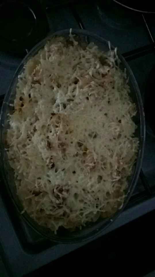 Gratin de pâtes aux chipolatas