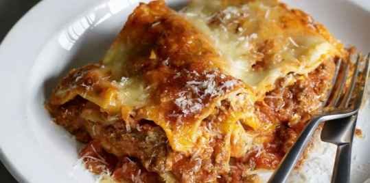 Lasagnes bolognaise et pesto