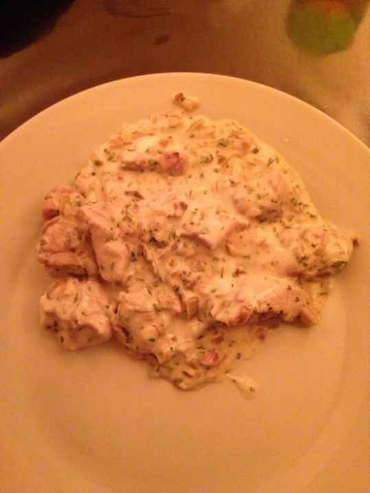 Ris de veau flambé