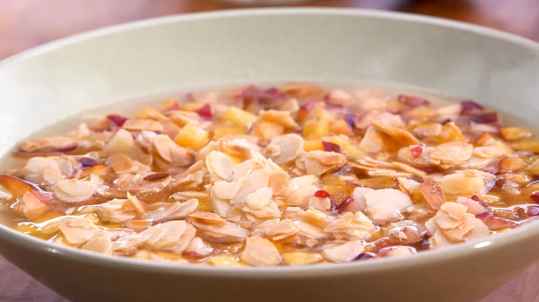 Minestrone de nectarines par Laurent Mariotte