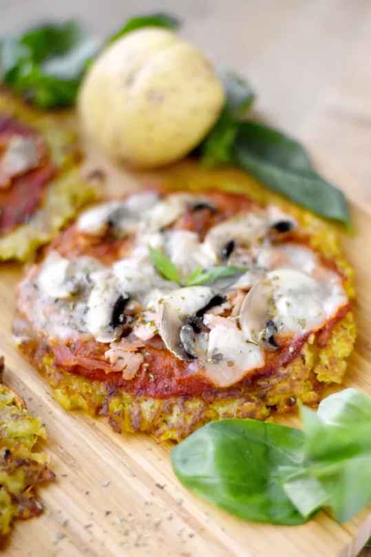 Galette de pommes de terre façon pizza