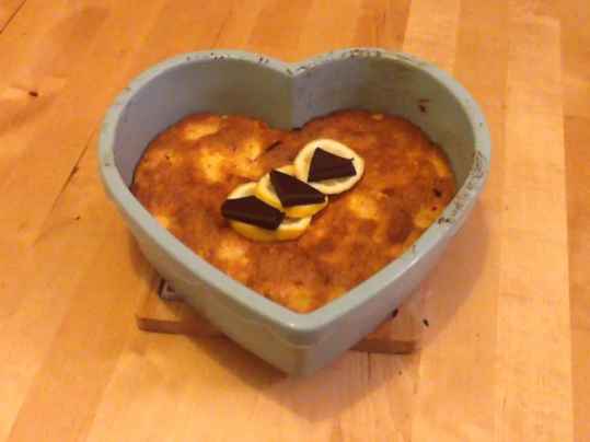 Gâteau tout léger pommes-citron-gingembre