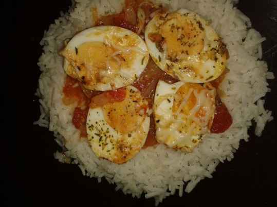 Oeufs durs piquants