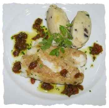 Filets de cabillaud au beurre d'anchois