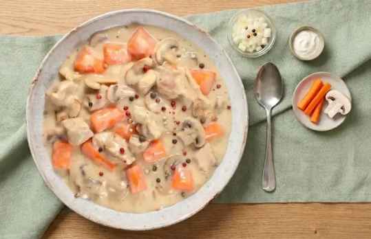 Blanquette de veau à l’ancienne, fondante et crémeuse