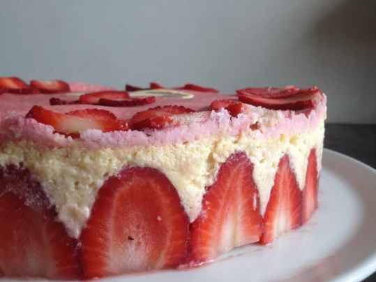 Fraisier chiboust