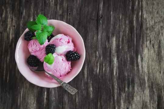 Sorbet aux mûres