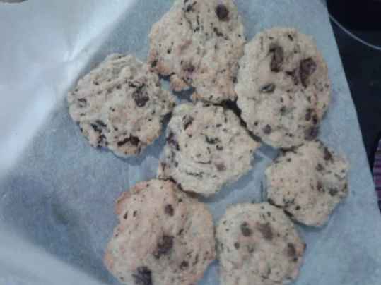 Cookies chocolat coco cranberries sans gluten ni lactose
