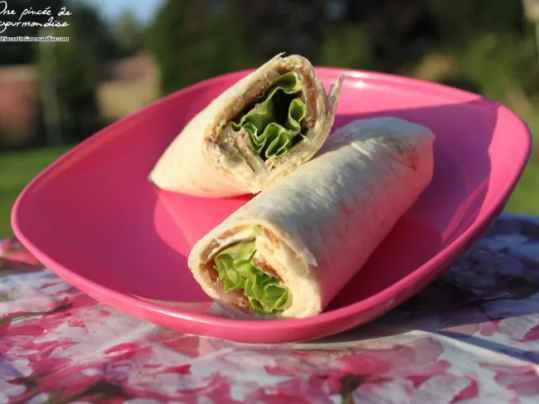 Wrap au thon fumé