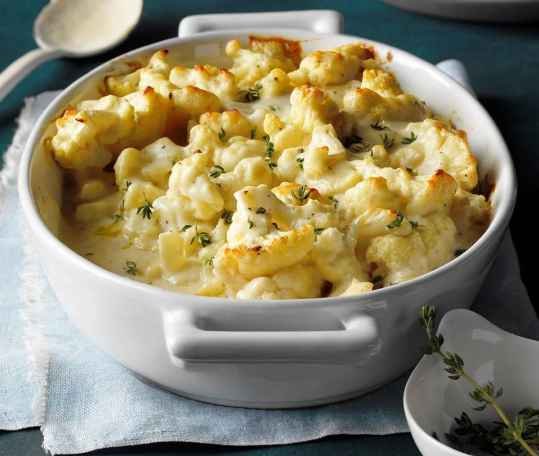 Gratin de chou fleur au Cookeo
