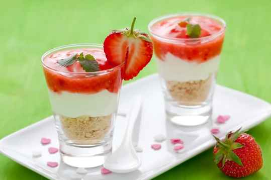 Trifle aux fraises