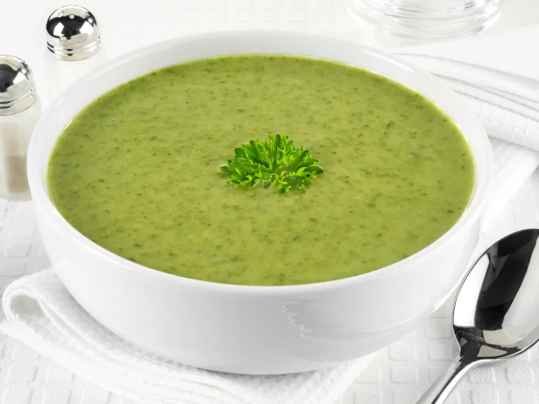 Velouté de cresson au chèvre
