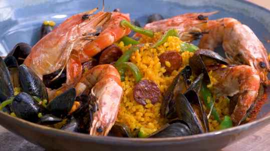 Paëlla à la plancha par Laurent Mariotte