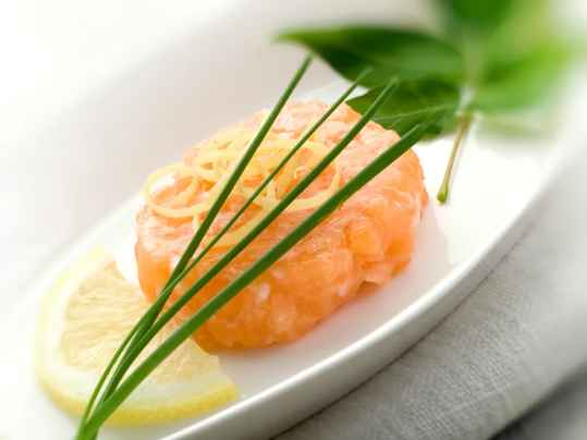 Tartare de saumon