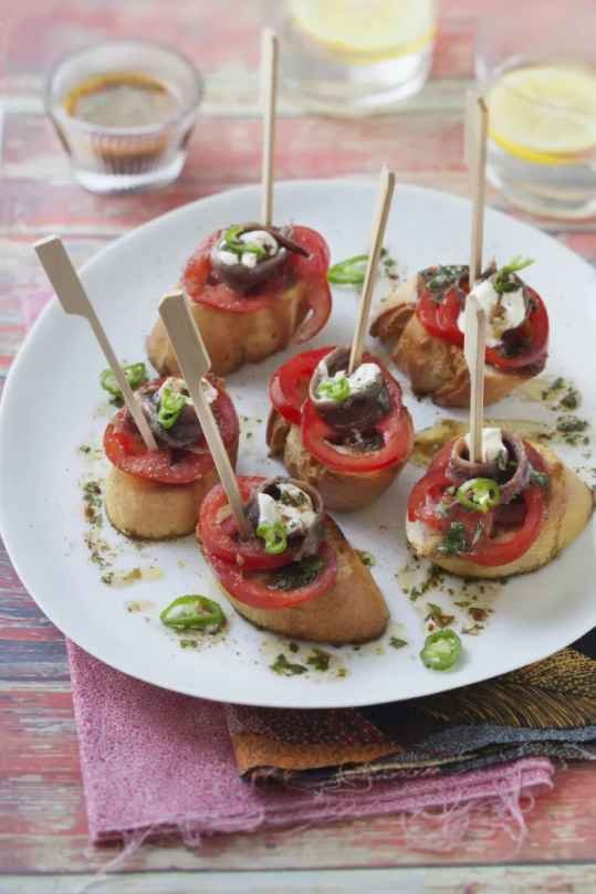 Tapas aux anchois