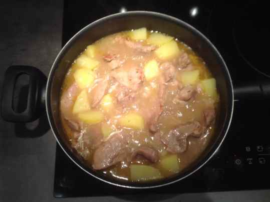 Sauté de porc au miel
