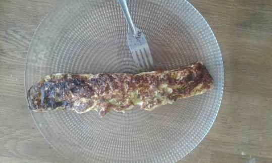 Omelette à l'aillet (ail)