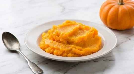 Purée crémeuse aux pommes de terre et au potiron