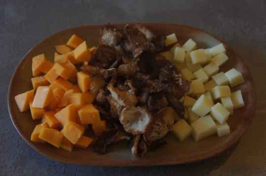 Chips de radis noir