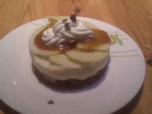 Entremet mousse de pomme