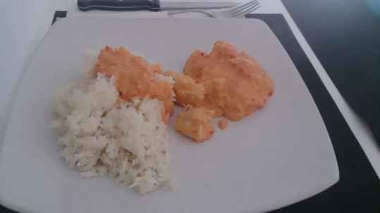 Poulet poivron coco
