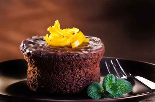 Fondant au chocolat au coeur d'orange