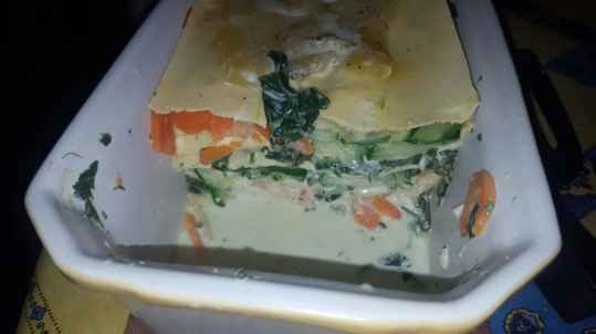 Lasagnes aux légumes et tommes de Savoie