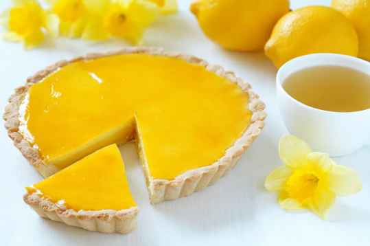 Tarte au citron (très citronnée !)