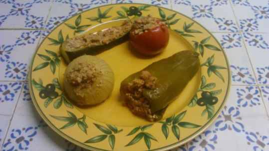 Petits légumes farcis en cocotte