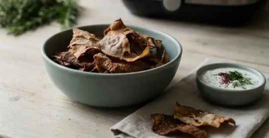 Chips de sarrasin à l'airfryer