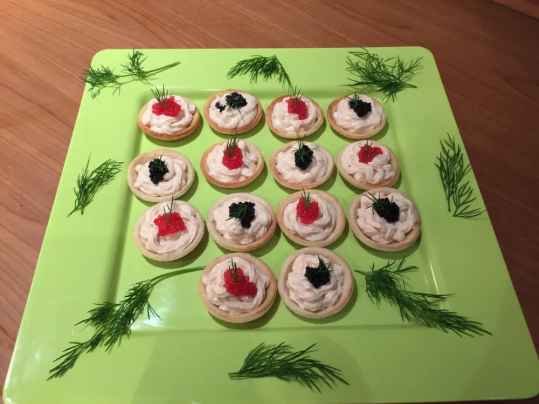 Tartelettes mousse de saumon