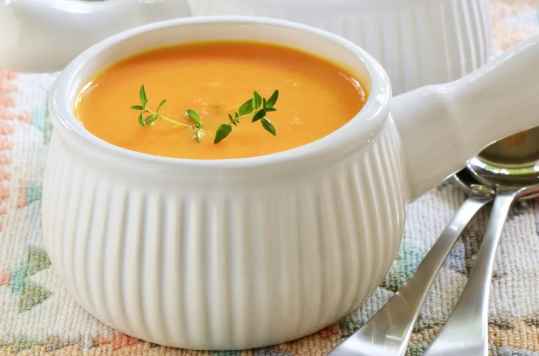 Soupe patate douce et poivron