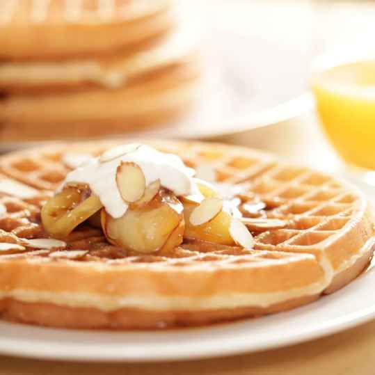 Gaufres molles aux pommes