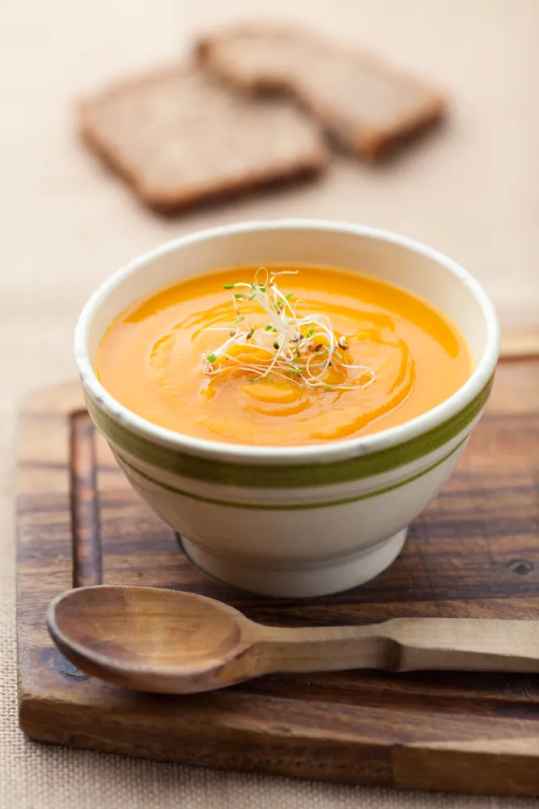Soupe carotte potiron pomme