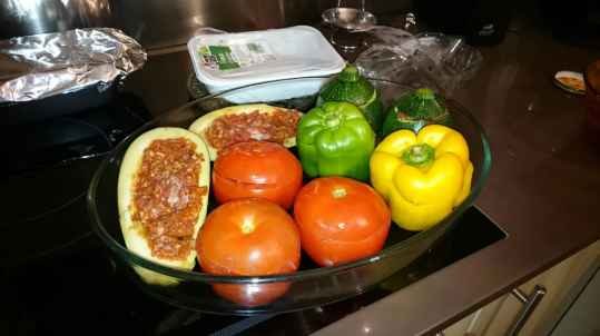 légumes du soleil farcis bolognaise