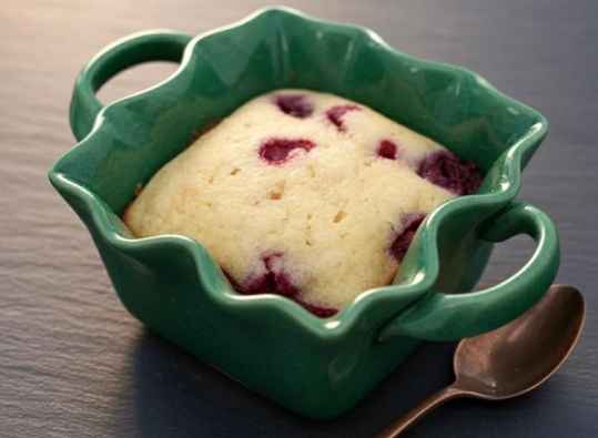 Pouding aux framboises