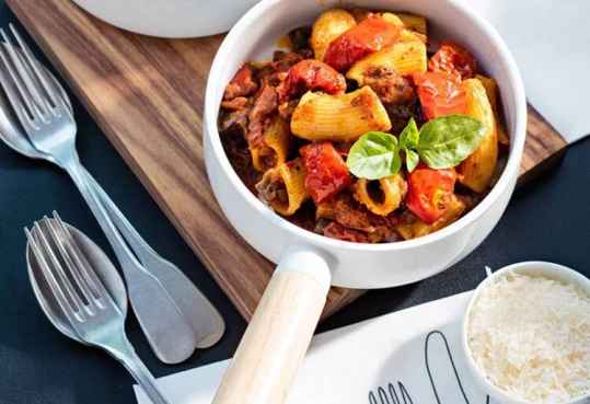 Rigatoni au ragoût de veau
