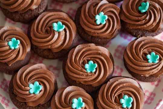 Cupcake menthe chocolat