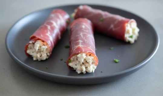 Roulés de bresaola au Rocaillou