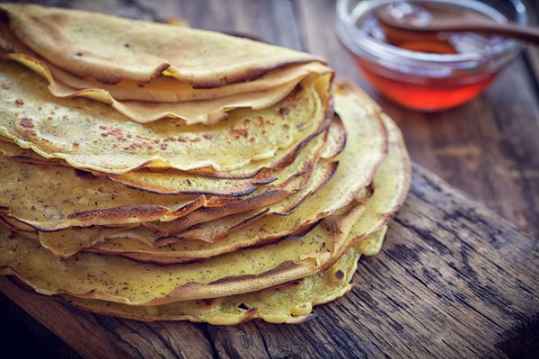 crêpes légères sans lactose