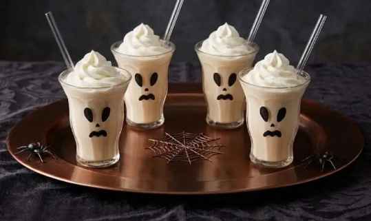 Milk-shakes fantômes d’Halloween