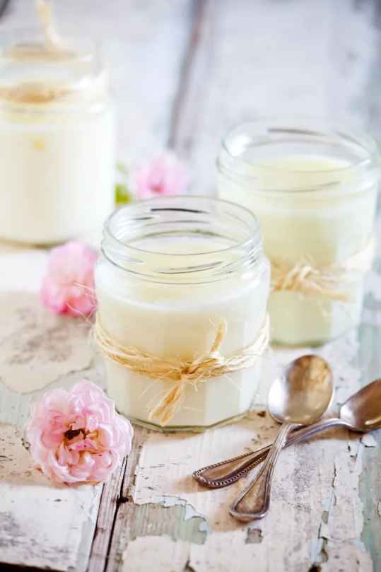 Panna cotta au jasmin au Companion